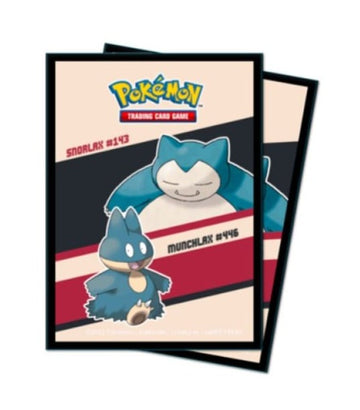 65 Protèges Cartes Pokemon - Ronflex & Goinfrex - Poke-Geek