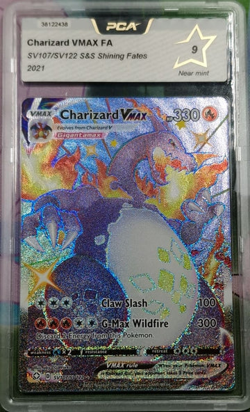 Carte Pokemon Dracaufeu VMAX sv107/sv122 - Destinees Radieuses - Neuve