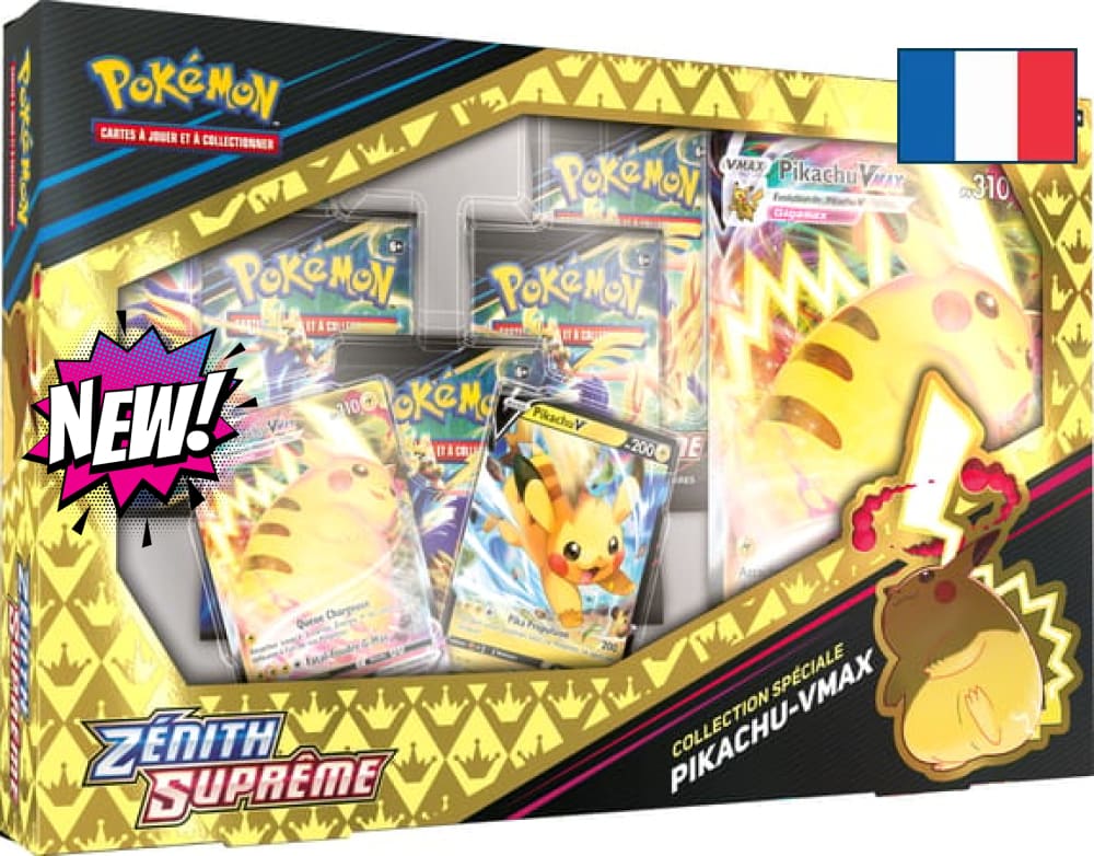 Coffret Pikachu Vmax Zénith Suprême Pokémon Fr