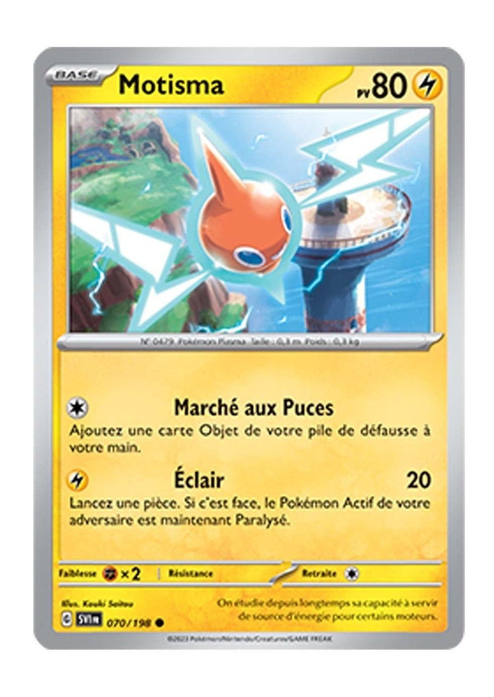 Pokemon - Écarlate et Violet de Base - Cosmos Holo Motisma 70/198 - Poke-Geek