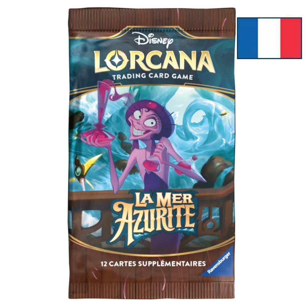 Disney Lorcana Jcc: La Mer Azurite - Coffret Collector Stitch Fr