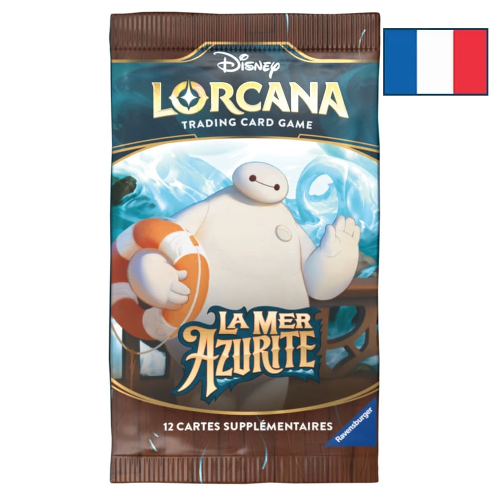 Disney Lorcana Jcc: La Mer Azurite - Coffret Collector Stitch Fr