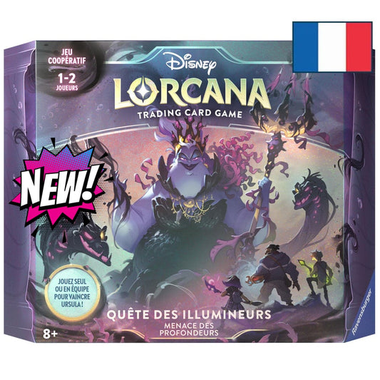 DISNEY LORCANA JCC : LE RETOUR D’URSULA - LA QUÊTE DES ILLUMINEURS - MENACE DES PROFONDEURS - FR