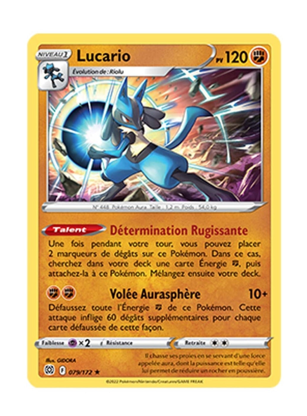 Holo - Pokemon - Stars Etincelantes - Lucario 79/172 - Poke-Geek