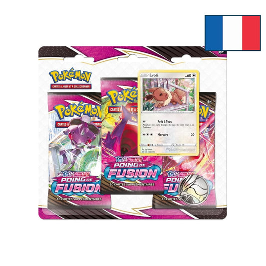 Tripack 3 Boosters - EB08 - Epée et Bouclier 8 - Poing de Fusion - EVOLI - FR