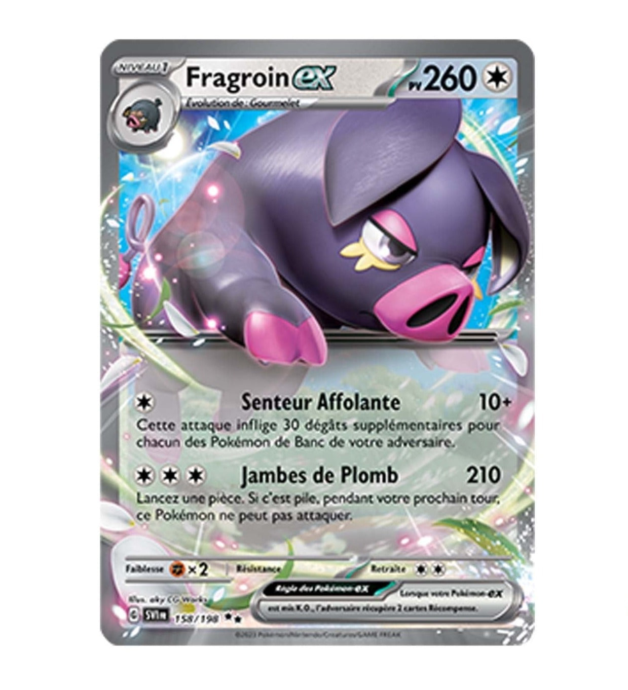 Ultra - Pokemon - Écarlate et Violet de Base - Fragroin ex 158/198 - Poke-Geek