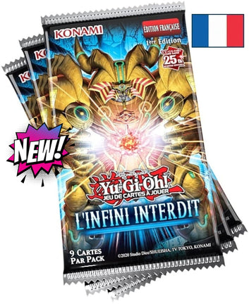 YU-GI-OH! DISPLAY DE PACK DE BOOSTER L'INFINI INTERDIT (24 BOOSTERS) - FR