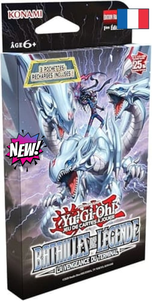 YU-GI-OH! JCC - PACK DE 3 BOOSTERS BATAILLES DE LÉGENDE : TERMINAL REVENGE (TUCKBOX CARTONNÉ)