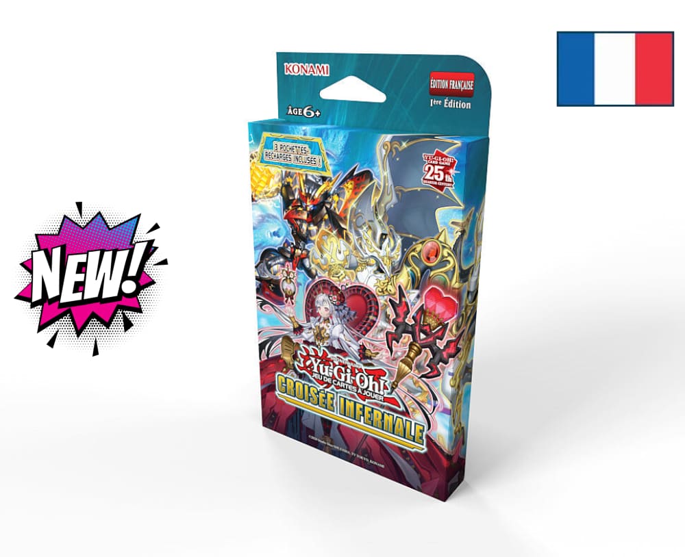 Yu-Gi-Oh! Jcc - Pack De 3 Boosters Croisée Infernale (Blister Cartonné) Fr