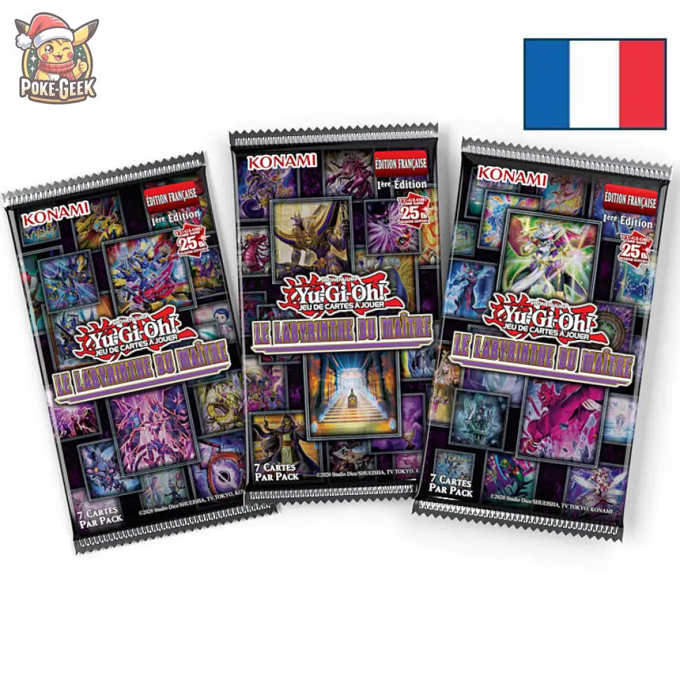 Yu-Gi-Oh! Jcc - Pack De 3 Boosters Le Labyrinthe Du Maître (Blister Cartonné) Fr