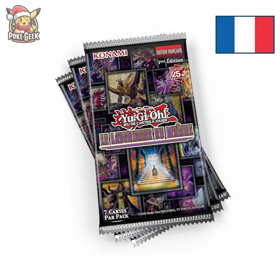 Yu-Gi-Oh! Jcc - Pack De 3 Boosters Le Labyrinthe Du Maître (Blister Cartonné) Fr